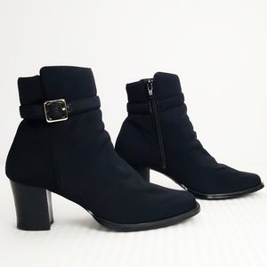 Karen Scott Black Ankle Boots Size 7.5M